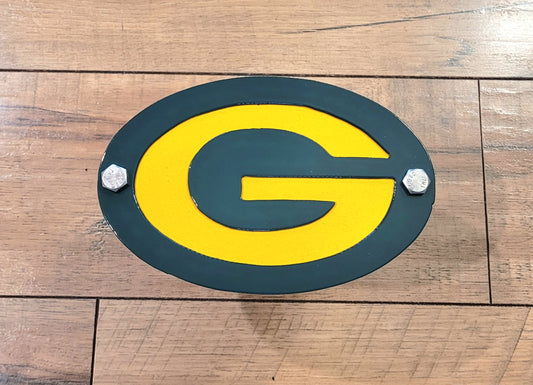 3 - Green Bay logo hitch cover